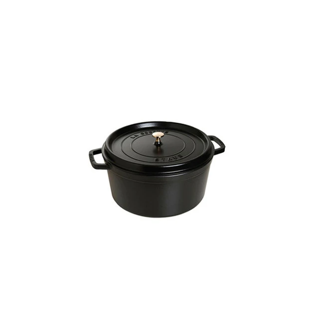 STAUB Cocotte Fonte Ronde 16 cm Noir Mat 1,2 L 1 STAUB Cocotte Fonte Ronde 16 cm Noir Mat 1,2 L