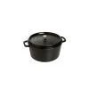 STAUB Cocotte Fonte Ronde 20 cm Noir Mat 2,2 L