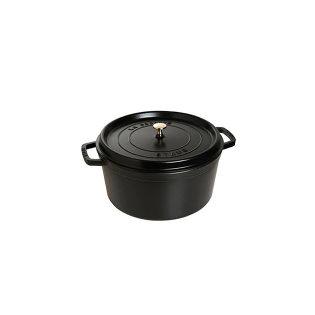 STAUB Cocotte Fonte Ronde 22 cm Noir Mat 2,6 L 1 STAUB Cocotte Fonte Ronde 22 cm Noir Mat 2,6 L