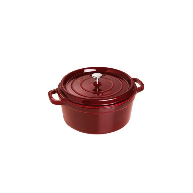 STAUB Cocotte Fonte Ronde 24 cm Grenadine Majolique 3,8 L 1 STAUB Cocotte Fonte Ronde 24 cm Grenadine Majolique 3,8 L