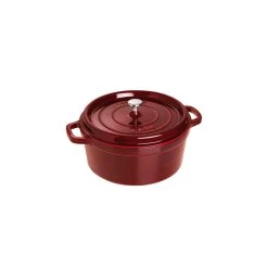 STAUB Cocotte Fonte Ronde 26 cm Grenadine Majolique 5,2 L