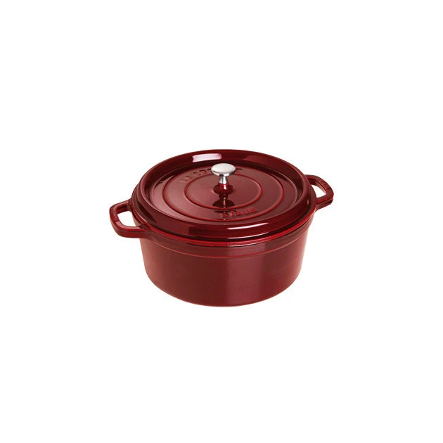 STAUB Cocotte Fonte Ronde 26 cm Grenadine Majolique 5,2 L 1 STAUB Cocotte Fonte Ronde 26 cm Grenadine Majolique 5,2 L