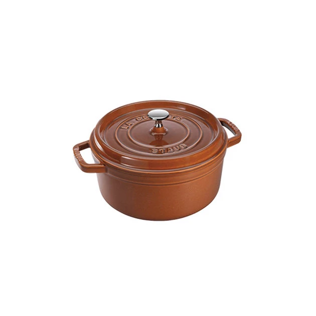 STAUB Cocotte Fonte Ronde 28 cm Cannelle Majolique 6,7 L 1 STAUB Cocotte Fonte Ronde 28 cm Cannelle Majolique 6,7 L