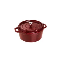 STAUB Cocotte Fonte Ronde 28 cm Grenadine Majolique 6,7 L