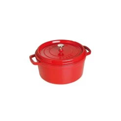 STAUB Cocotte Fonte Ronde 28 cm Rouge Cerise 6,7 L