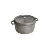 STAUB Cocotte Fonte Ronde 34 cm Gris Graphite 12,6 L