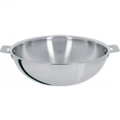 Wok Casteline Ă 20 cm Manche Amovible Inox Cristel