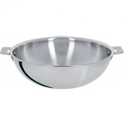 Wok Casteline Ă 24 cm Manche Amovible Inox Cristel