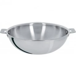 Wok Casteline Ă 28 cm Manche Amovible Inox Cristel